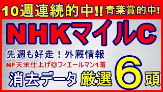 NHKマイルC2020 競馬予想 消去データ厳選6頭