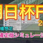 【競馬】朝日杯フューチュリティステークス2021 枠順確定版シミュレーション
