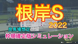 【競馬】根岸ステークス2022 枠順確定版シミュレーション